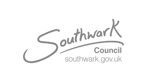 Southwark Council logo with the web address southwark.gov.uk written below in a clean, grey font.